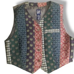 Vintage 1990’s gap patchwork vest